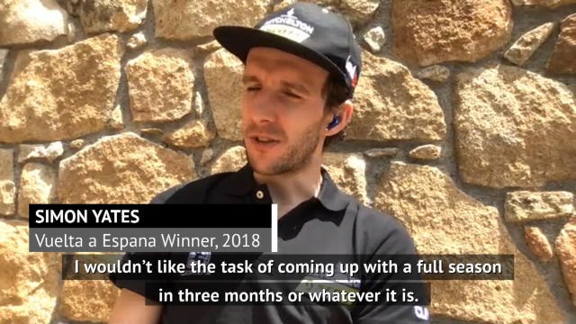 Yates expecting stressful resumption to cycling season