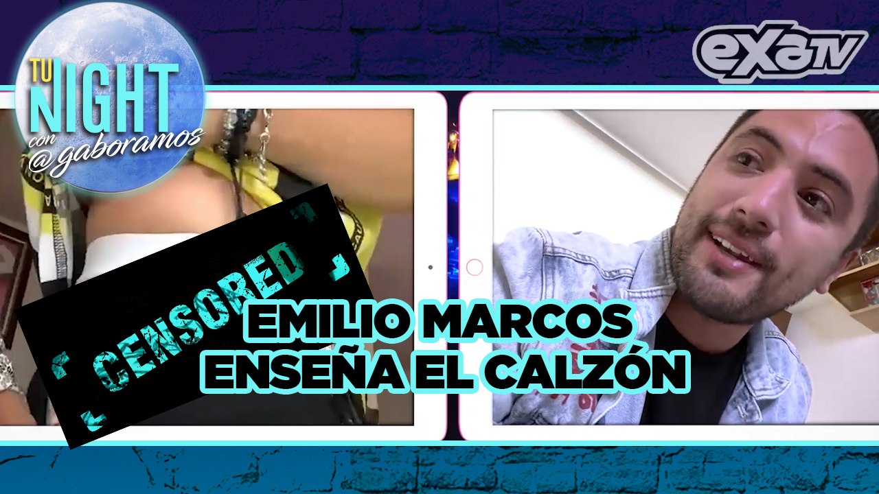 Emilio Marcos juega en #TuNight, pierde y enseña de más