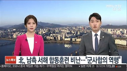 北, 남측 서해 합동훈련 비난…"군사합의 역행"