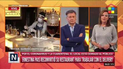Ernestina Pais reconvirtió su restaurant en un delivery