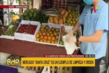 Miraflores: vea el mercado Santa Cruz, un ejemplo de orden y limpieza