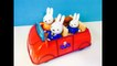 PEPPA PIG Red Toy Car and MIFFY THE BUNNY Family Trip-
