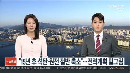 "15년 후 석탄·원전 절반 축소"…전력계획 밑그림