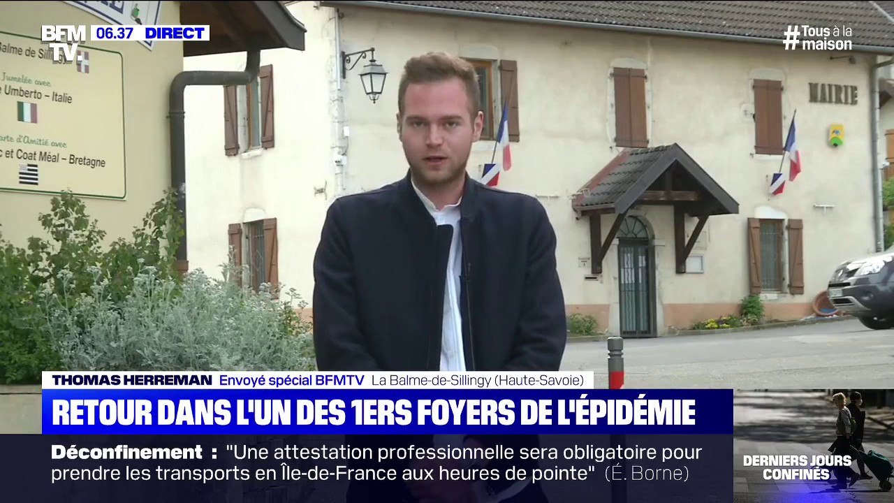 La Balme-de-Sillingy en Haute-Savoie, l'un des premiers foyers de l'épidémie de coronavirus, soulagée de pouvoir se déconfiner