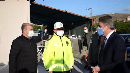 Vali Aydın Baruş, trafik denetimine katıldı