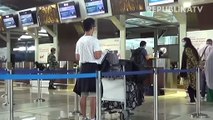 Foto penumpang di Bandara Soekarno Hatta, (ilustrasi).