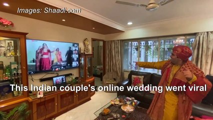 India's lavish weddings go online in virus lockdown