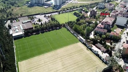 SPOR Fenerbahçe'de çalışmalar havadan böyle görüntülendi!