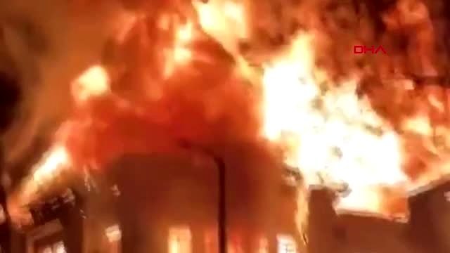 ABD'de terk edilmiş kilisede yangın