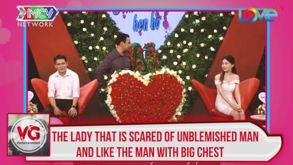 THE LADY THAT IS SCARED OF UNBLEMISHED MAN AND LIKE THE MAN WITH BIG CHEST