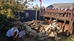 Boys create incredible WWII installation in their back garden during lockdown