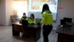 BALIKESİR Trafik polislerinden, evde kalan öğrencilere online trafik eğitimi