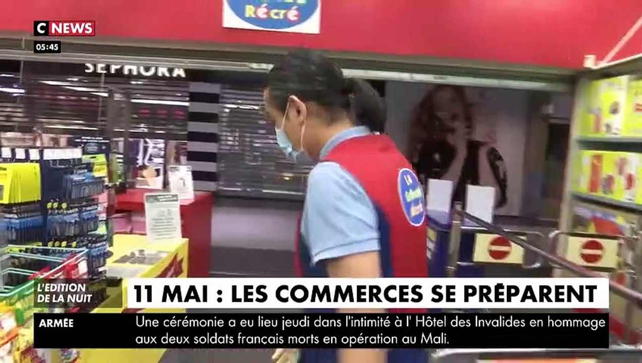 Coronavirus - Découvrez comment les commerçants s'équipent pour leur réouverture lundi matin lors du déconfinement