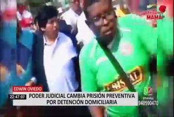 Edwin Oviedo: PJ dispone su detención domiciliaria por riesgo a contraer Covid-19