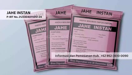 TERBARU!!! +62 852-3610-0090 | Minuman Jahe Instan