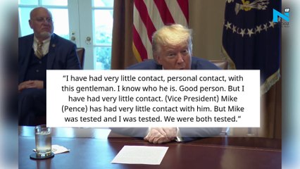 Donald Trump says he will be tested daily for #Coronavirus