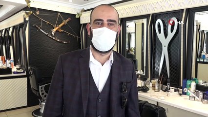 Mardin’de berber ve güzellik salonları dezenfekte edildi