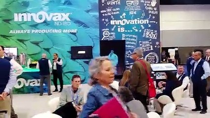 Small Holographic Stage with a Full Human Size in IPPE, Atlanta. Merck’s Full Human Size Hologram