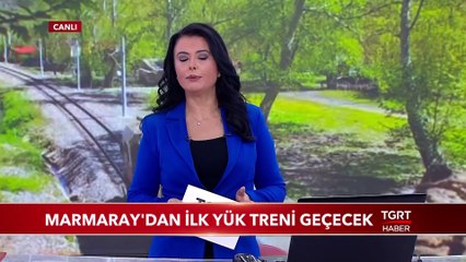 Marmaray'dan İlk Yük Treni Geçecek