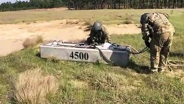 US Army - 82nd Combat Aviation Brigade Conducts Sling Load Training for Pilot Progress