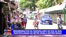 Rekomendasyon ng pagpapalawig ng ECQ sa NCR, pagpupulungan ng Metro Manila mayors bukas