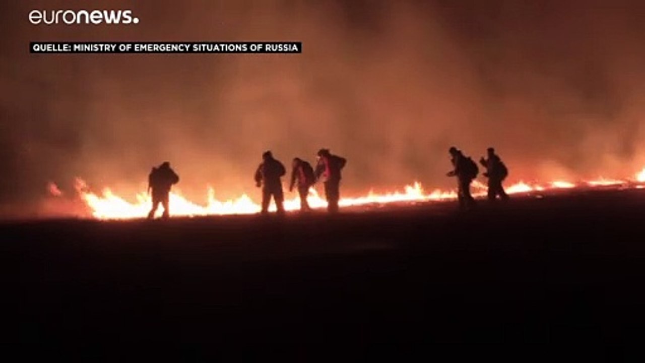 Schwere Waldbrände in Sibirien