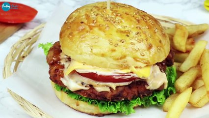 Bangladeshi Naga Burger  Naga Chicken Burge