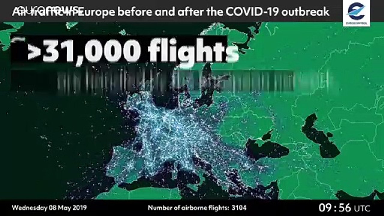 Absturz der Passagierflugzahlen