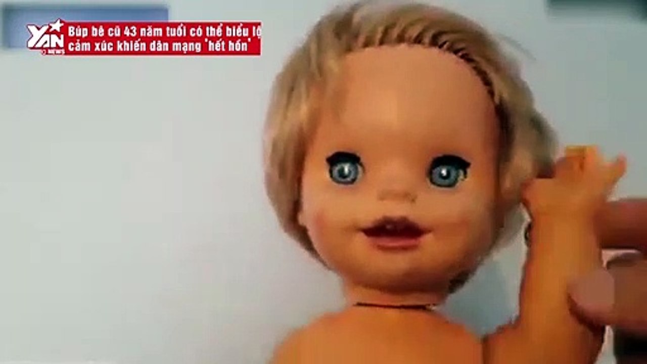 Búp bê cũ 43 năm tuổi có thể biểu lộ cảm xúc khiến dân mạng ‘hết hồn’