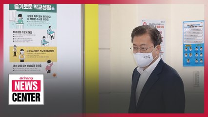 President Moon calls for thorough quarantine at schools ahead of reopen next week