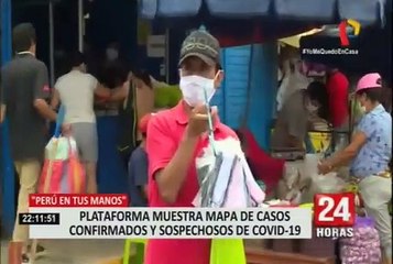 Nueva versión de app "Perú en tus manos" permitirá conocer zonas de mayor probabilidad de contagio