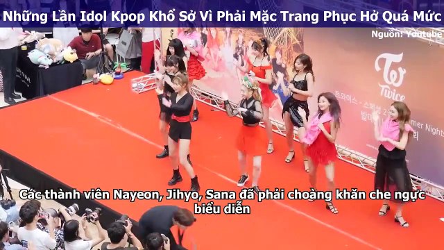 Những Lần Idol Kpop Khổ Sở Vì Phải Mặc Trang Phục Hở Quá Mức
