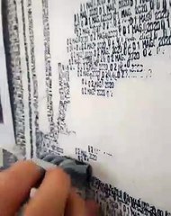 Magic art_Magic stamp produces an image