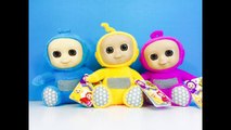 Brand NEW Teletubbies TALKING TIDDLYTUBBIES Soft Toys Mi-Mi Umby Pumby and Ping