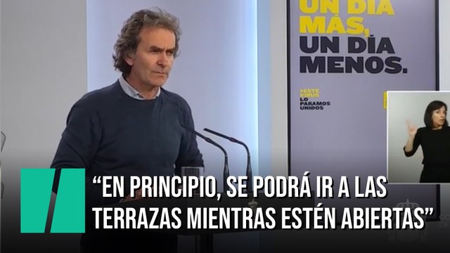 Simón: Según mi entendimiento, se podrá ir a las terrazas siempre que estén abiertas