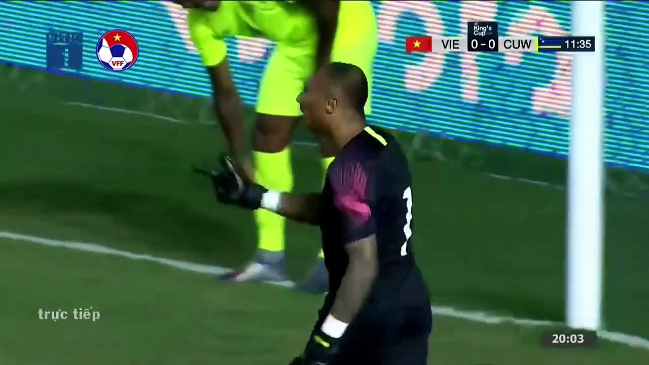 ĐT Việt Nam - ĐT Curacao | King's Cup 2019 | Loạt luân lưu kịch tính | VFF Channel