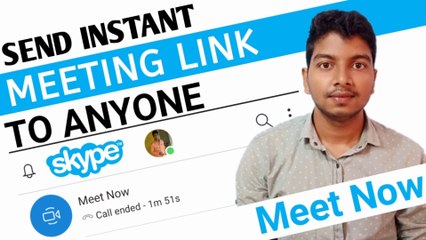 Easy Video Conference Meeting For Free || Skype Meet Now || Anyone Can Enjoy Video Calling ||