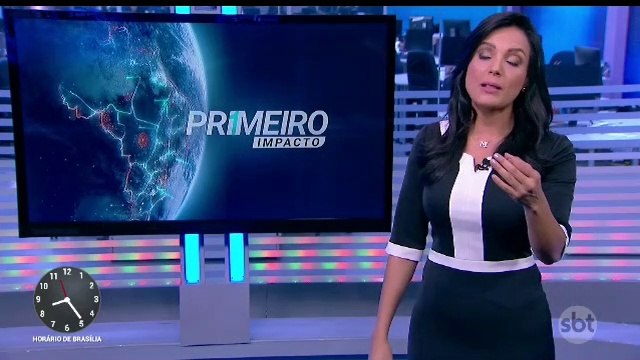 Trecho Márcia Dantas no lugar do Marcão do Povo - Primeiro Imacto (15/04/2020) (08h24) | SBT 2020