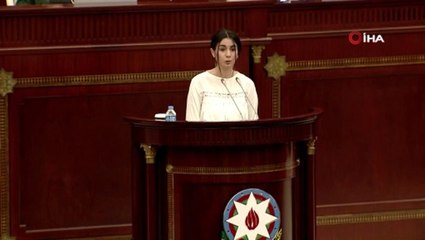 Azerbaycanlı kızdan Meclis'te duygulandıran konuşma