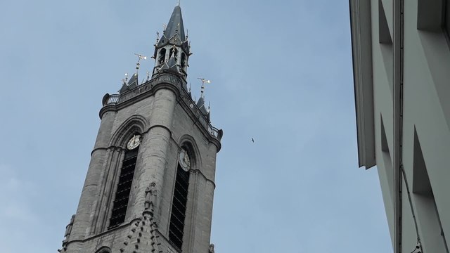 Tournai 8 mai Cloches Beffroi et Cathedrale