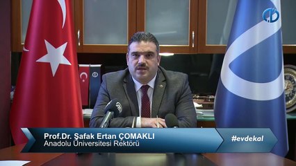 Download Video: Anadolu Üniversitesi Rektörü Prof. Dr. Şafak Ertan Çomaklı istifa etti