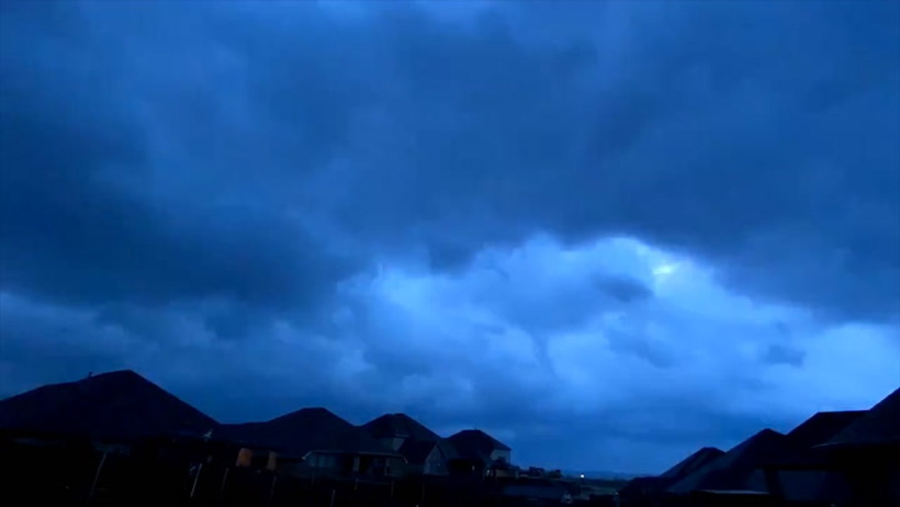 Timelapse video shows moment a cold front pushed through Texas