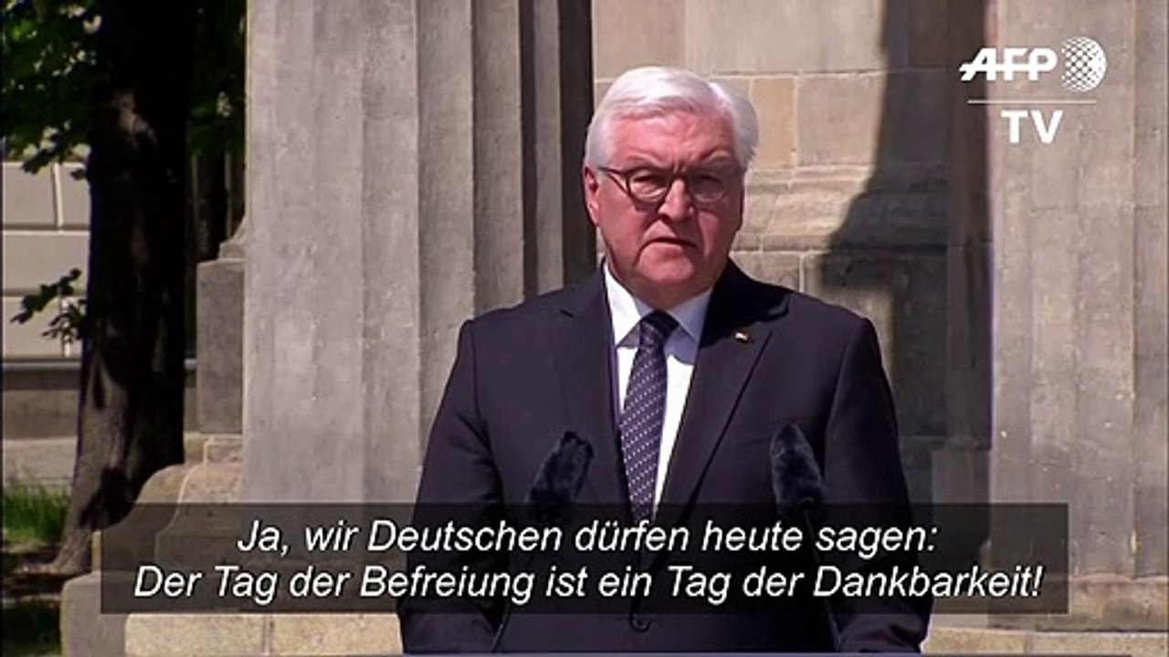 Steinmeier: 'Tag der Befreiung ist Tag der Dankbarkeit'