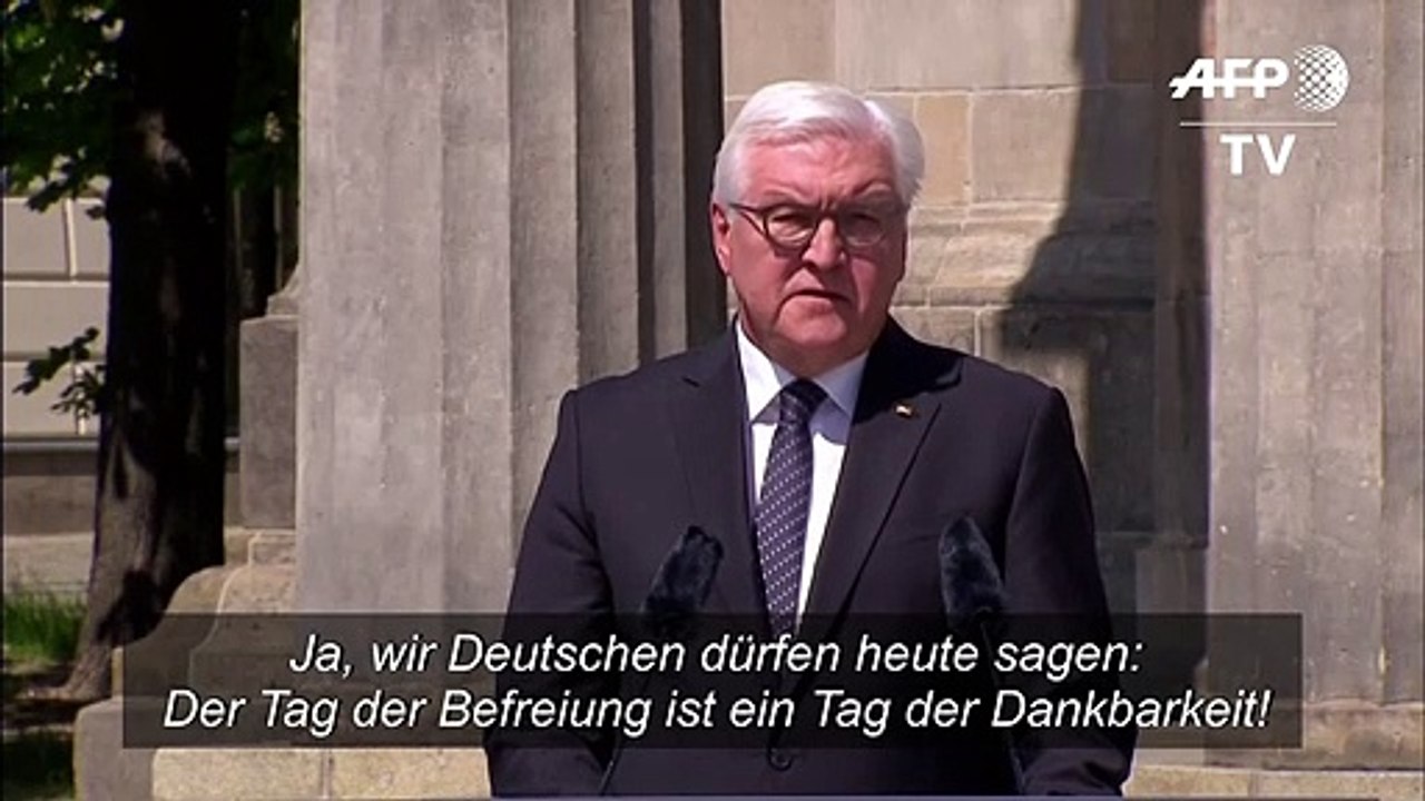 Steinmeier: "Tag der Befreiung ist Tag der Dankbarkeit"