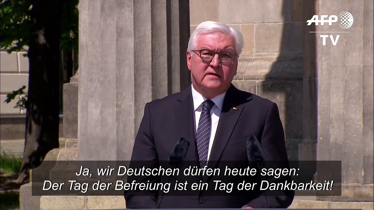 Steinmeier: 'Tag der Befreiung ist Tag der Dankbarkeit'