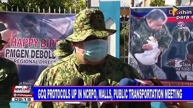 GCQ protocols up in NCRPO, malls, public transportation meeting
