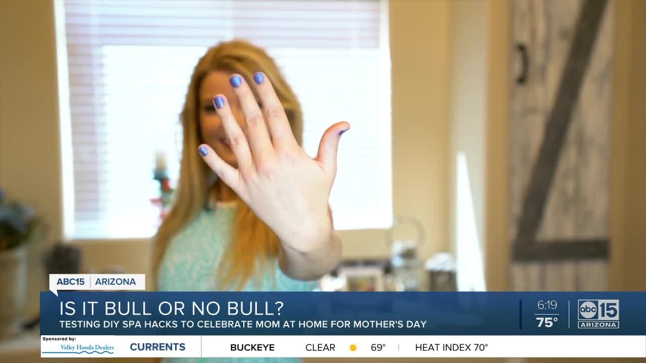 Testing DIY spa hacks to celebrate mom at home...