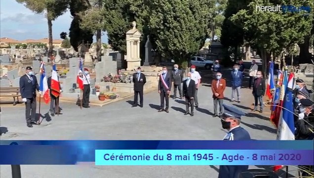 AGDE - La cérémonie du 8 mai 1945 s'est tenue en comité restreint