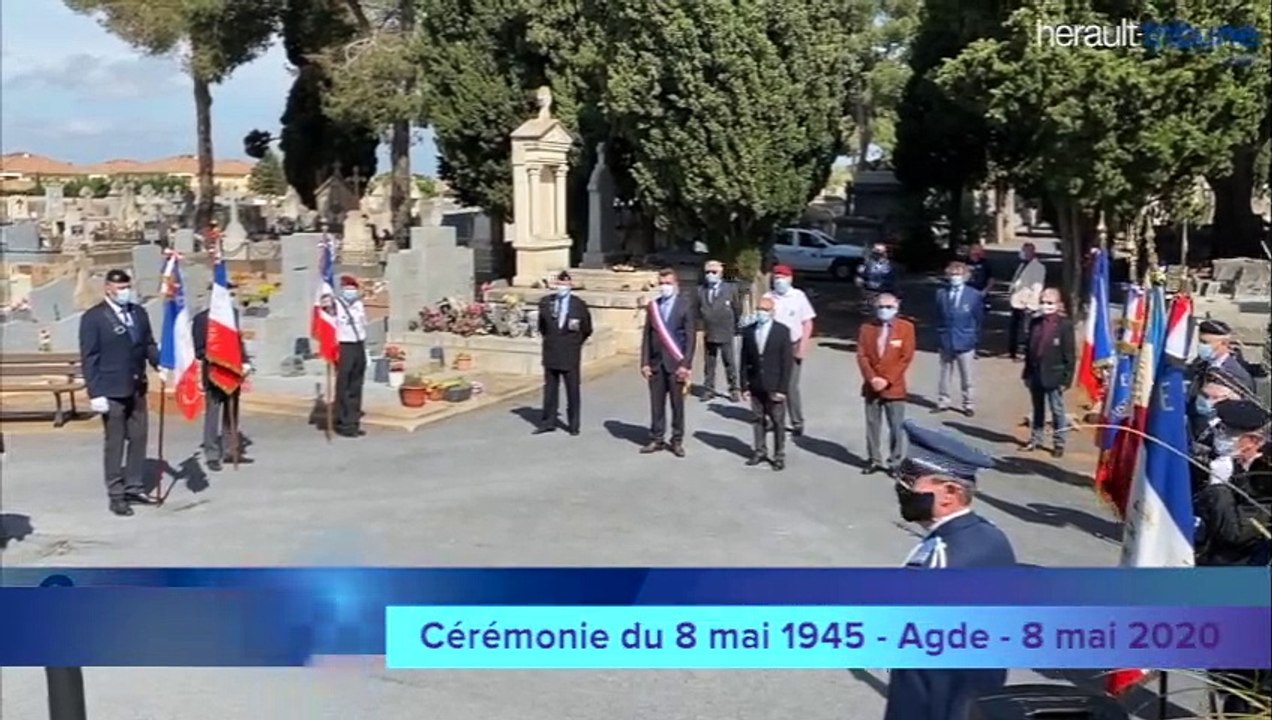 AGDE - La cérémonie du 8 mai 1945 s'est tenue en comité restreint