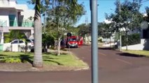 Mulher fica ferida ao cair de moto dentro de condomínio no Bairro Alto Alegre